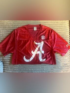 PINK Victorias Secret Cropped Alabama Jersey